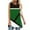 Green, variant on Tank Tops for Women Splicing Color Summer Casual T Shirt Printed Round Neck Sleeveless Pullover Blouse