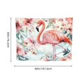 thumbnail image 3 of Flamingo flowers watercolor painting wall art Tapestry, Polyester for Living Room Bedroom Dorm Decoration, Tapestry Suitable for hanging for decorative wall hanging, decorative bedroom, living, 3 of 6