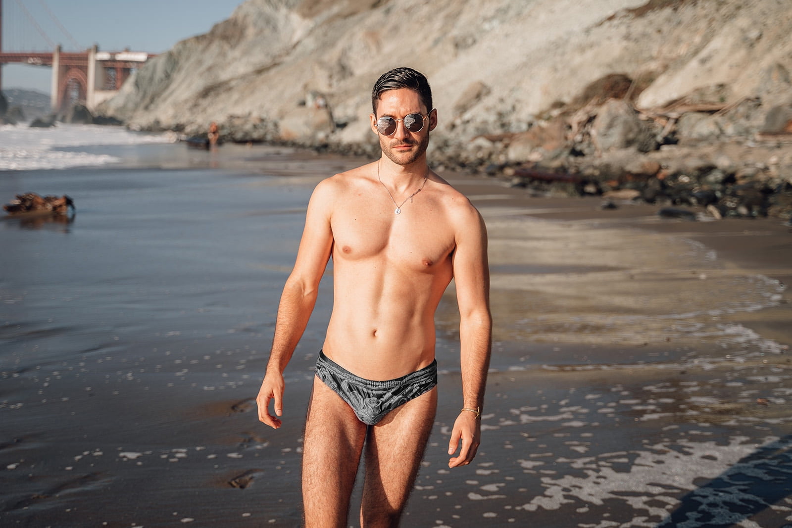 Maris Equi Black Rose Men's Swim Brief