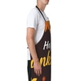 thumbnail image 3 of Picia Happy Thanksgiving 1 Waterproof Apron for Unisex Adult - Adjustable Bib Apron with Pockets, Ideal for Cooking, Gardening, Painting, and Household Chores, 3 of 9