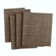 thumbnail image 1 of Alfombrillas de PVC Unique Bargains extraíbles antideslizantes marrones 4 piezas, 1 of 8