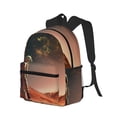 thumbnail image 2 of Lsque Astronaut On Mars A Classic Casual Backpack - Large Capacity Water-Resistant Backpack for School, Work, Travel, and Outdoor Activities, 2 of 8