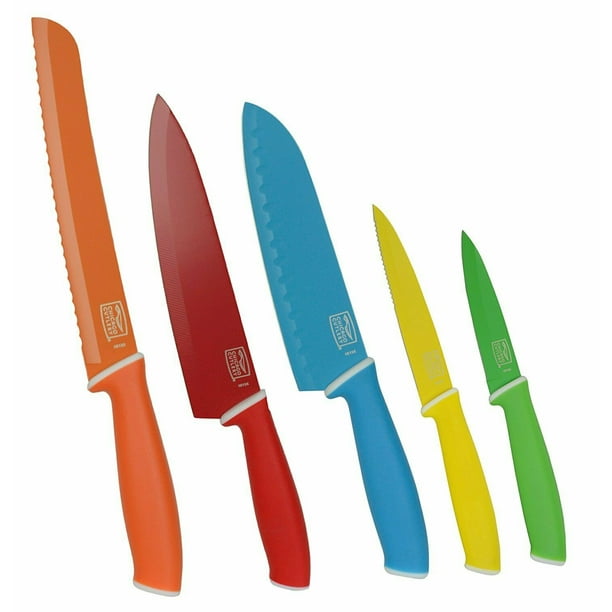 Chicago Cutlery Vivid 5 Piece Colored Knife Set