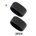 thumbnail image 4 of Guardurnaity 2 piezas que se ajustan a tres tamaños, cinturones elásticos sin costuras, hebilla perezosa elástica lateral Invisible, cinturón Cinturones negro S, 4 of 6