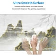 thumbnail image 3 of Japanese Ink Painting Mountain Landscape Gaming Mouse Pad XL Extended Large Mousepad with Nonslip Rubber Base Stitched Edges Laptop Computer Keyboard Desk Mat for Office Home Gamer, 3 of 5
