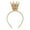 Gold, variant on XUNZOO Kids Baby Girls Crown Hairband Princess Crown Headband Accessories Silver One Size