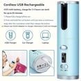 thumbnail image 3 of CNKOO - Fer à Friser Automatique Sans Fil, Résistant à la Chaleur et Sans Fil - Fer de Voyage Portable Rechargeable par USB pour Femmes ZZZ, 3 of 7