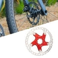 thumbnail image 3 of Rotor de freno de disco para bicicleta de carretera (140 mm, 160 mm, 180 mm y 203 mm) Rojo 203mm, 3 of 9