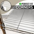 thumbnail image 5 of Wire Shelf Liner Wire Rack Shelf Mat - Thick Wire Shelf Cover - Waterproof Plastic Shelf Liners, Metal Shelf Liner - Easy Use Wire Shelving Cover for Closet (Clear, 24" X 48" (Set of 4)), 5 of 5