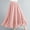 Pink, variant on LEBONYARD Women's Skirt in Lightweight Fabric,Women Casual Summer Large Solid Elastic Waist Flax-line Ankle Skirt Hot Pink M