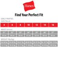 thumbnail image 3 of Hanes Girls Underwear, 14 Pack Hipster Tagless Super Soft Cotton Panties, Sizes 4-16, 3 of 3