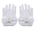thumbnail image 1 of Lace Gloves White For Children Stage Performance 1 Pair 6.5X2.7X0.4In, 1 of 9