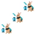 thumbnail image 4 of Becaristey Rabbit Leash Harness Strap Hamster Vest Convenience Long-lasting Buckle Design High-strength Sweet Gift Pet Supplies 3Set, 4 of 6