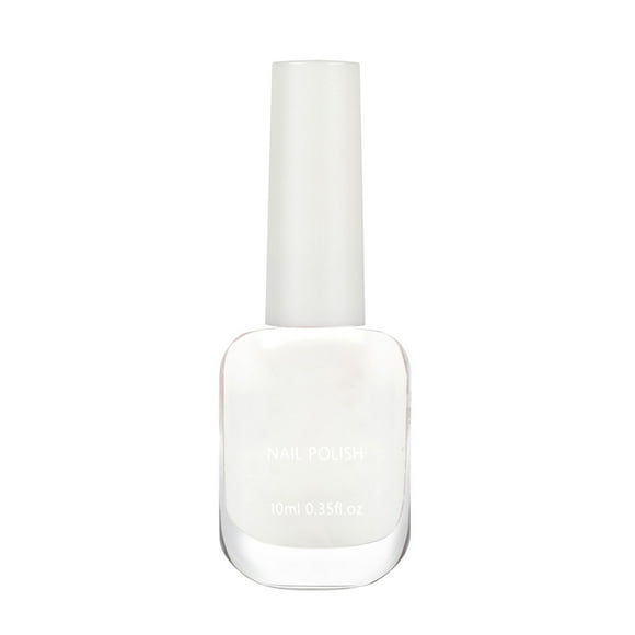 Esmalte de uñas para mujer, esmalte de uñas decorativo, esmalte de uñas al agua, sin secado, de larga duración, pelable, transparente, 10 ml