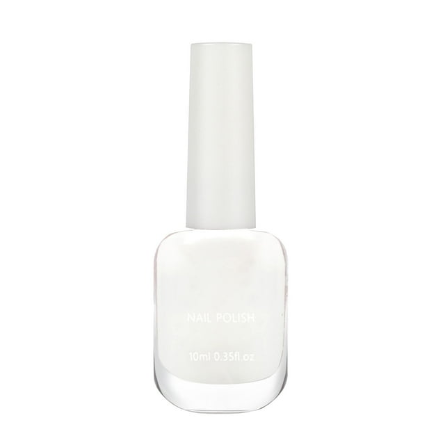 Esmalte de uñas para mujer, esmalte de uñas decorativo, esmalte de uñas al agua, sin secado, de larga duración, pelable, transparente, 10 ml