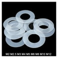 thumbnail image 2 of Hardware 10 Pcs Joints Plats en Caoutchouc Silicone Rondelle à Vis Plomberie Robinet Joint d'Étanchéité Rondelle Étanche Joint Torique M2 M3 M4 M5 M6 M8 M10 M12 Rondelle d'Emballage, 2 of 6