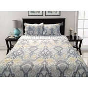 Better Homes&gardens Bhg Yellow Ikat 3pc Quilt Set Kg