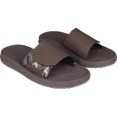 thumbnail image 2 of Quiksilver Mens Travel Oasis Slide Sandals - Brown, 2 of 5