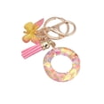 thumbnail image 2 of Porte-clés Lettre A-Z Pendentif Papillon à Franges Porte-Clés, 2 of 3