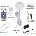 thumbnail image 3 of RGB Color Changing LED Under Cabinet Lights Kit for Kitchen Counter Wardrobe Counter Furniture Ambiance Christmas Decor Lighting, 3 of 6