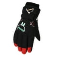 thumbnail image 2 of Kids Ski Gloves with Thick Fleece Lining Warm and Cozy for Age 8-12 Boys Girls Gloves, 2 of 9