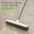 thumbnail image 6 of Momihoom Floor Brush Scrubber with Long Handle - 2 in 1 Scrub N Scrape - Strong Extendable Stiff Floor Brush – Shower Tub Tile Wall - Deck Brush for Heavy Duty Cleaning, 6 of 9