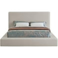thumbnail image 3 of Meridian Furniture Devin Full Size Contemporary Fabric Standard Bed, Beige, 3 of 11