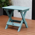 thumbnail image 4 of Resenkos Wood Patio Deck Table, Adirondack End Table, Outdoor Folding Wood Side Table, 4 of 9