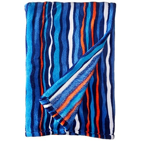UPC 886003365205 product image for Vera Bradley Throw Blanket, Cobalt Stripe | upcitemdb.com