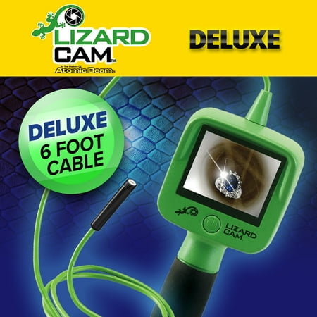 Official As Seen On TV Atomic Beam Lizard Cam Hand-Held Inspection Camera by BulbHead, Wireless Micro Inspection Camera Includes 3 Tips & Storage Bag (Deluxe) (Best Skype Camera For Tv)