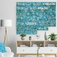 thumbnail image 5 of Design Art - Motif de cristal de neige bleu clair, 5 of 5