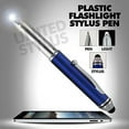 thumbnail image 3 of SyPen Stylus Pen for Touchscreen Devices, Tablets, iPads, iPhones, Multi-Function Capacitive Pen With LED Flashlight, Ballpoint Ink Pen, 3-In-1 Pen, Multi, 5PK, 3 of 8