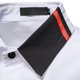 thumbnail image 5 of Hombres Otoño Colorblock Casual Business Slim Fit Blusa de manga larga Turndown Top Pompotops  oipoqjl25848, 5 of 9