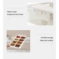 thumbnail image 4 of MHSIOAP-Snackle Box Container, Portable Snack Box with 8 Compartment Divided Serving Tray, Clear Storage Organizer with Lid and Handle for Fruit,Candy, Nuts,Veggies – Perfect for Road Trips,Parties, 4 of 4