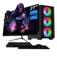 thumbnail image 1 of Computadora Escritorio Xtreme PC Gaming Intel Core i7 12700 32GB SSD 1TB Monitor 27 75Hz WIFI Black juegos casuales, trabajo y estudio, 1 of 6