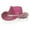 Pink, variant on Promotion Sale! Unisex Sequin and Pendant Cowboy Hat with Tassels for Music Dance Party Black