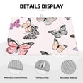 thumbnail image 3 of Yiaed Beautiful Butterfly Print Highly Absorbent Microfiber Kitchen Counter Mat, Dish Drying Pad for Dishes, Utensils, Pots and Pans, Large 18" x 24", 3 of 7