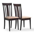 thumbnail image 1 of Pemberly Row Chaise de Salle à Manger en Cappuccino (Lot de 2), 1 of 3
