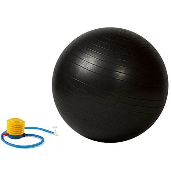 Strength Exercise Ility Ball Gym Balance Chair Strength Exercise Ility Ball Gym Balance Chair Fitness Pregnancy With Pump 65cm Black By Bespolitan