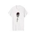 thumbnail image 1 of Cotton Short Sleeve T-Shirt With Comfortable Loose Fit and Stylish Rose Print For Men Casual Crew Neck Polyester Blend Quick Drying Summer Wear Streetwear Graphic Tee, 1 of 6