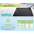 thumbnail image 4 of Intex: Solar Heater Mat - 47" Black, Water Warming Pad for 8k Gal Above Ground Swimming Pool, Raise Temperature 5-9 Degrees, Hose Attachment, Adapters, 4 of 16