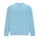 thumbnail image 3 of Ceisia Mens Long Sleeve Pullover Loose Sweater Waffle Knit Round Neck Lounge Loose Type Light Blue L Gift, 3 of 6