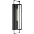 thumbnail image 3 of Possini Euro Design Jericho 28" High Modern Outdoor Wall Light Fixture Mount Porch House Edison Bulb Textured Black Finish, 3 of 10