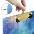 thumbnail image 3 of Starry Light Blue Sky Acrylic Clipboards A4 Standard Letter Size Clipboard 12.5" X 9" Clip Board for Students Teacher Office, 3 of 7