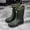 Green, variant on LIJCC Mens Rain Boots Stylish Mid-Tube Water Boots Waterproof PVC Rubber Boots Outdoor Mud Boots Comfort Lightweight Mid-Calf Gardening Fishing Shoes