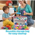 thumbnail image 6 of MEGA BLOKS First Builders Big Bag of Blocks Toy Blocks with Storage Bag - 130pc, 6 of 6