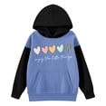 thumbnail image 4 of FAOWME Chandails en Molleton à Capuche Imprimés à Manches Longues pour Enfants Bleu 4-5 Ans, 4 of 4