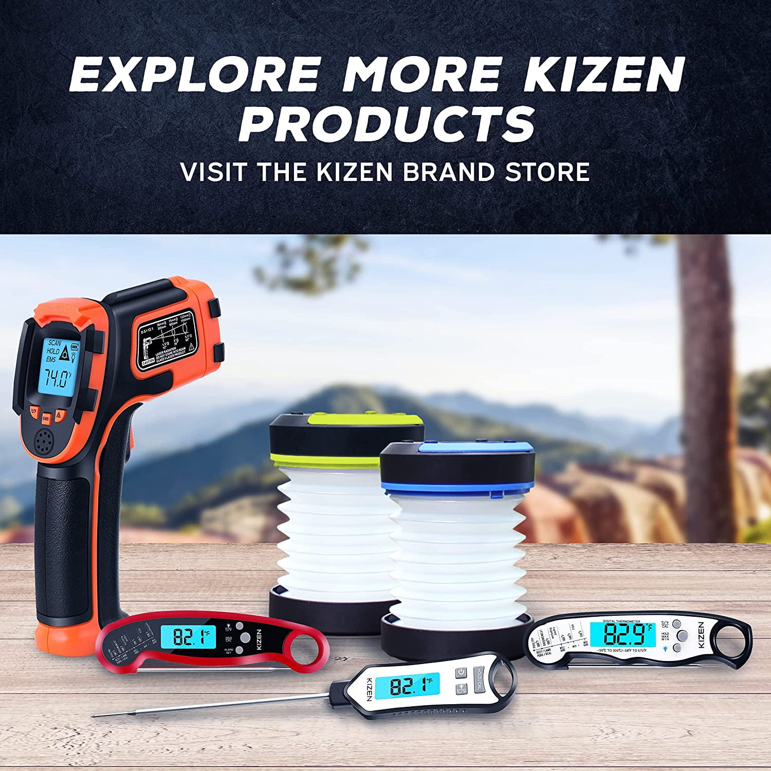 Buy KIZEN Infrared Thermometer Gun (LaserPro LP300) NOT for Humans