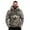 A-Grey, variant on Telankuip Wolf Graphic Hoodies for Men Winter Flannel Warm Cozy Long Sleeve Drawstring Hooded Sweatshirts Retro Wild Animals Printed Soft Casual Pullover Tops with Pocket E-White XL