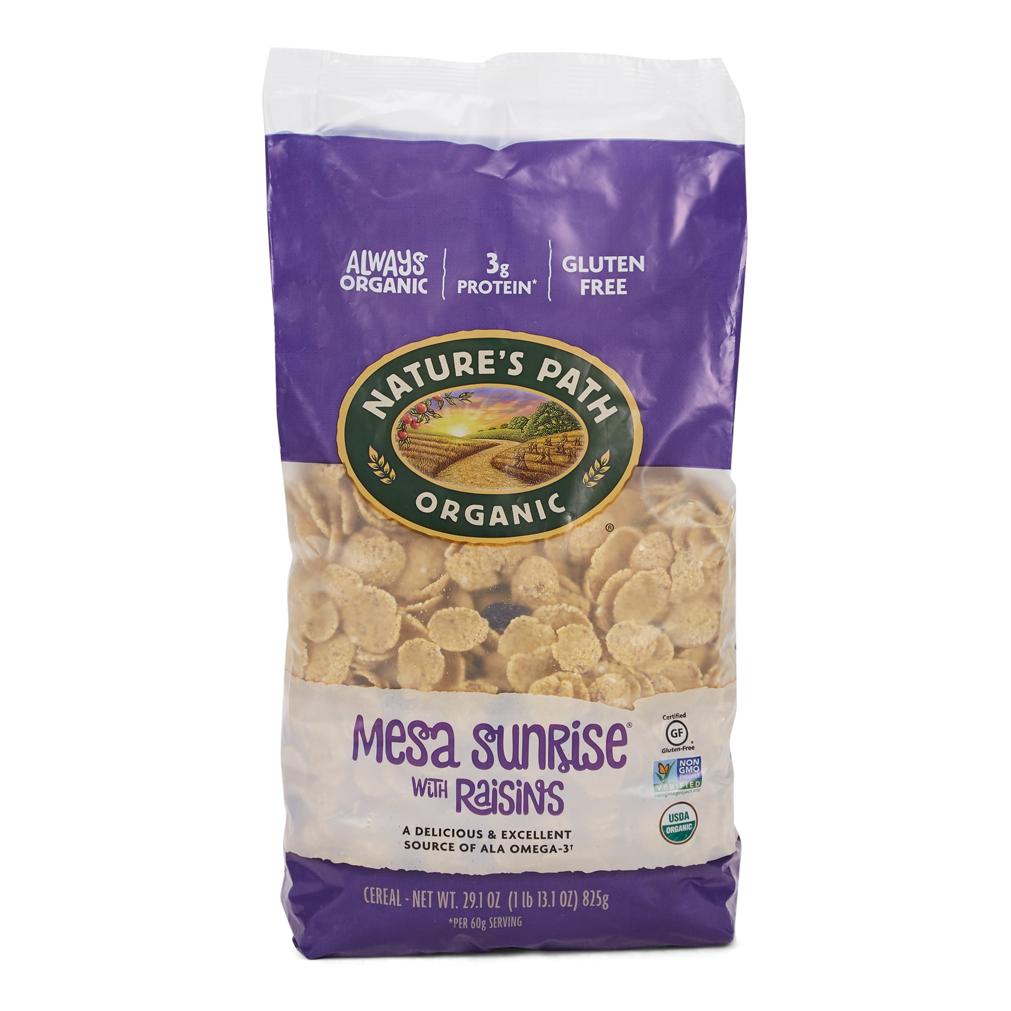 Nature's Path Organic Mesa Sunrise Flakes with Raisins Cereal, Gluten Free, 29.1 oz